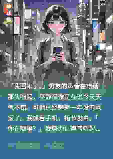 男朋友一年没回家，我断绝关系