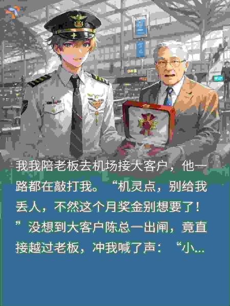 陪老板接大客户，对方竟喊我小名，下一幕老板惊呆了