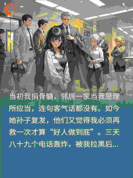 捐髓救人反被骂，2次求捐？领导当场整治白眼狼一家