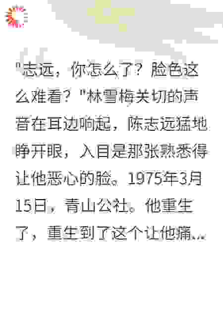 重回75我拒绝当知青备胎