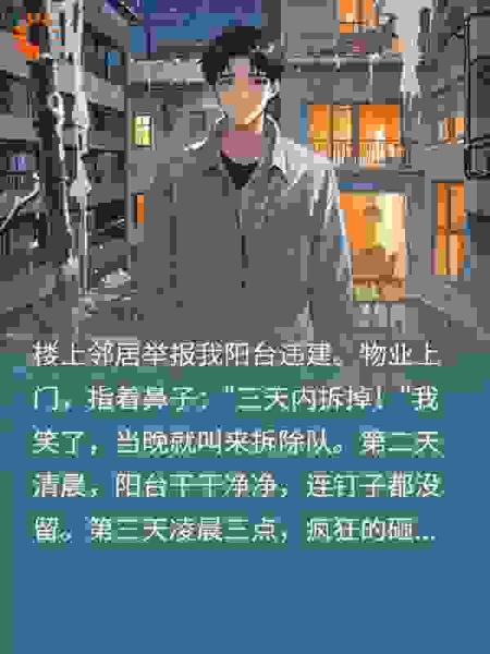 邻居举报违建我拆完整栋楼排水全崩了