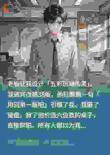 方案改到38版，我掀了老板的桌子