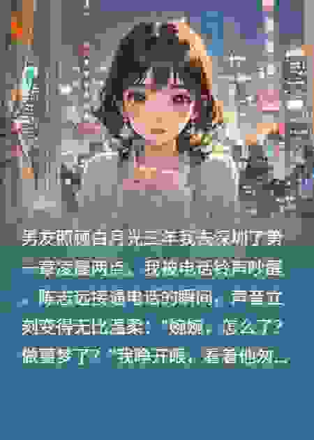 男友照顾白月光三年我去深圳了