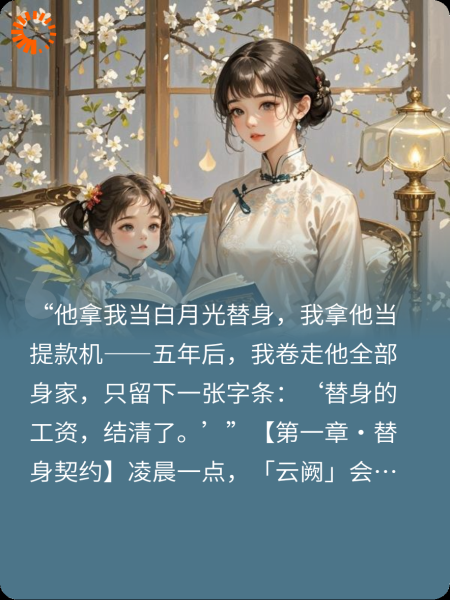 替身娇妻搬空豪门跑路了