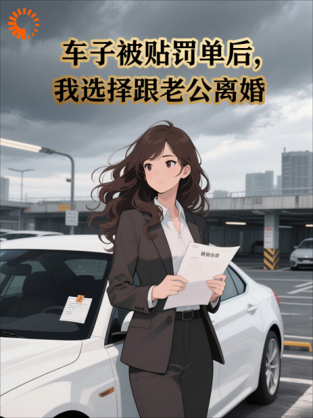 车子被贴罚单后，我选择跟老公离婚