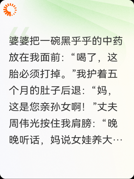 恶婆婆害我流产，我反手嫁入豪门