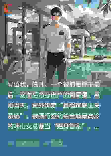 离婚当天，我被“神豪赘婿系统”绑定了冰山富婆