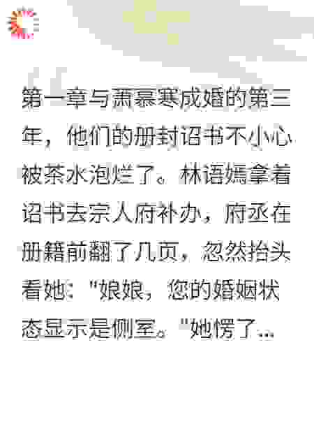 侧妃之殇：爱恨之间的救赎