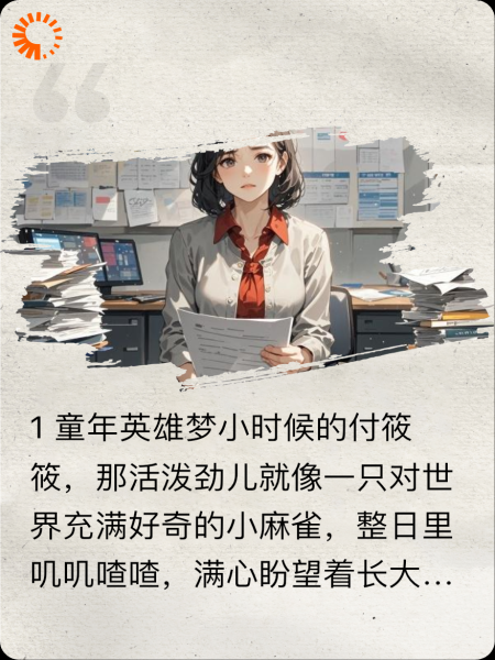 总想着长大，才发现人老珠黄
