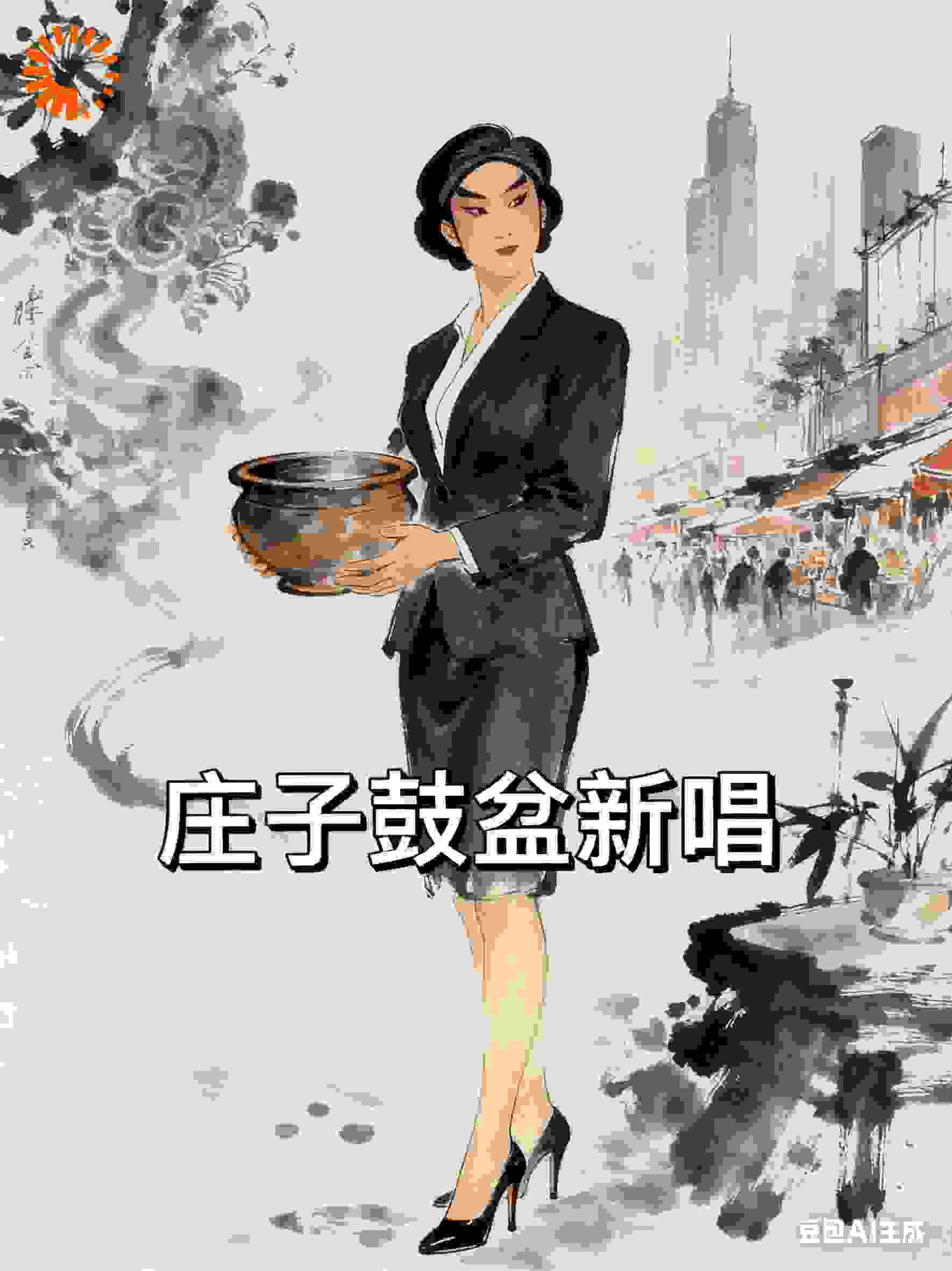 庄子鼓盆今唱：砚秋的瓦盆生死歌