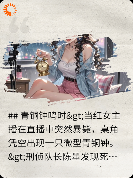 女主播的突然暴毙