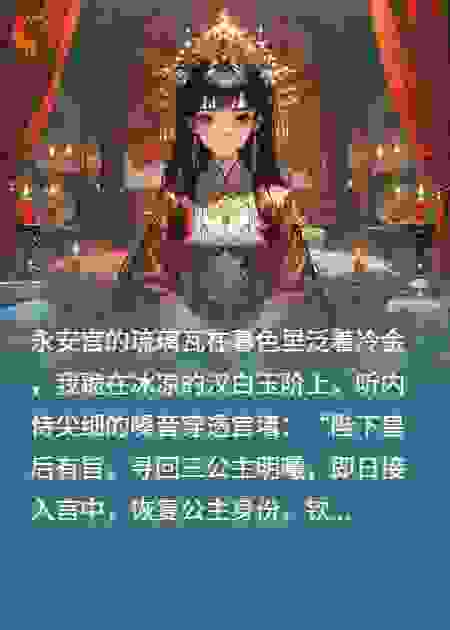 十三载归来，我请父皇赐婚我和我的仇人
