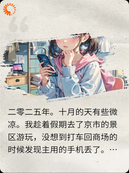我的手机被五年的男人捡到了