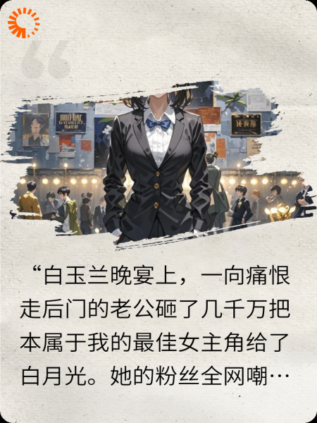 白玉兰奖杯被抢老公儿子我不要了