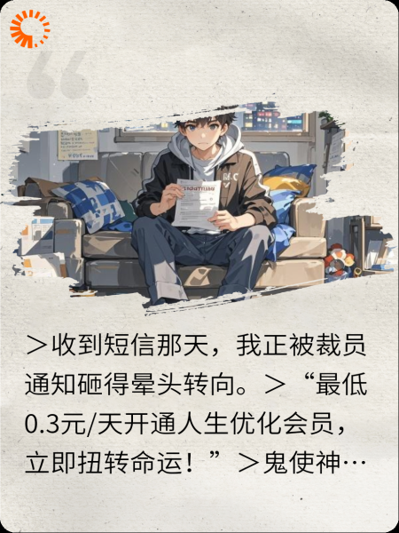 0.3元/天，我的人命会员