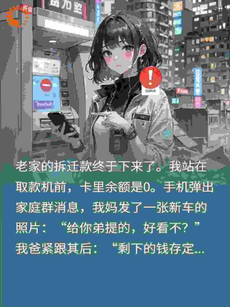 拆迁款下来后，父母把我踢出了群