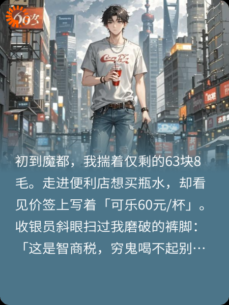 流浪到魔都，才知道一杯可乐60块