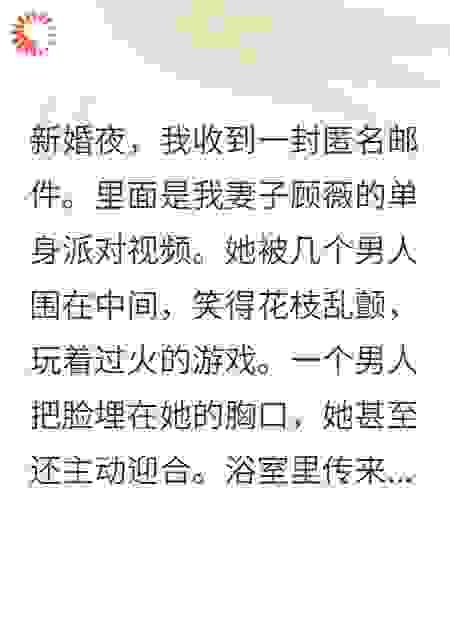 新婚夜，她求我看新娘派对，我反手让她全家共赏