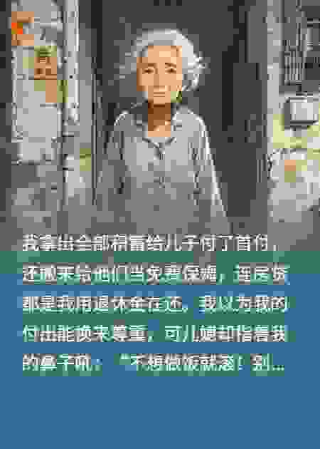 我停掉房贷后，儿媳跪求我回家