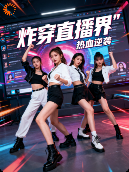 被队友抢C甩锅后，我与3位素人齐舞炸穿直播界