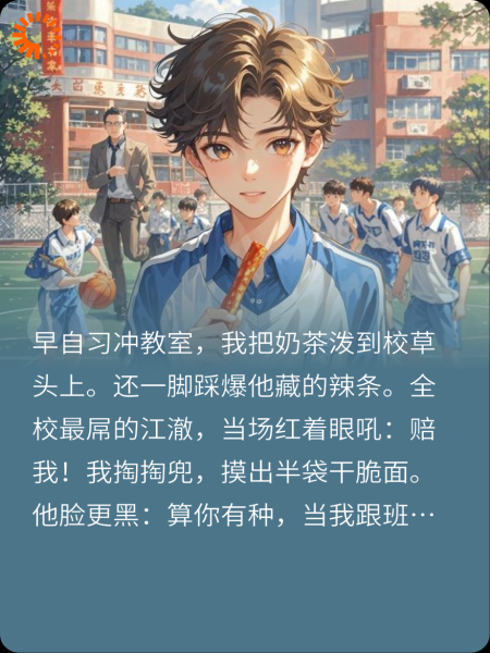 校草别装了，辣条掉了