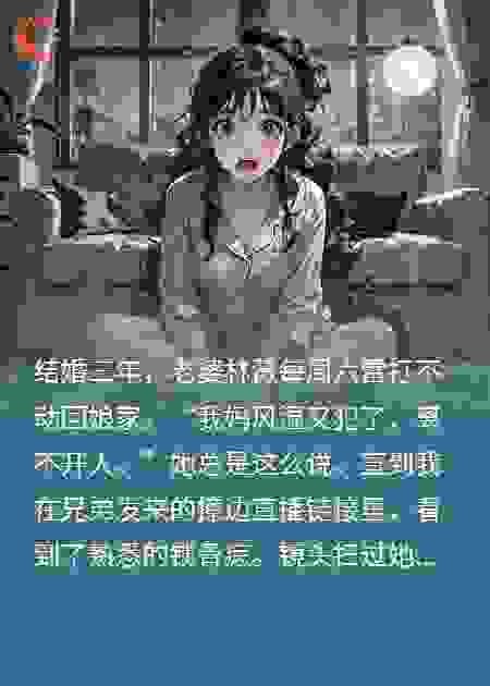 老婆每周末回娘家，直到刷到直播