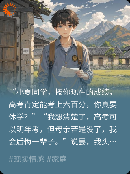 高考休学后，亲生父亲找到我