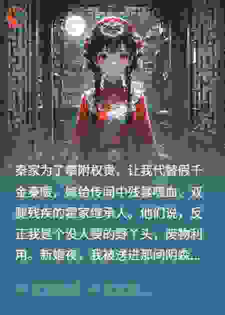 替嫁夜，残疾新郎叫出了我的真名