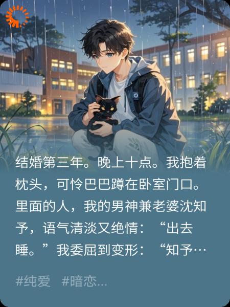 捡猫当天，我被暗恋学霸缠上了