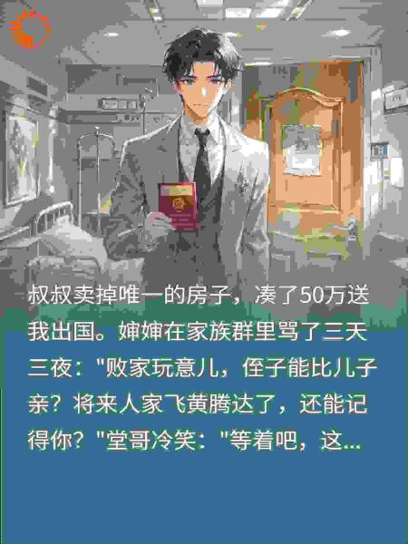 叔叔倾家荡产供我上学，10年后我出人头地回来报恩