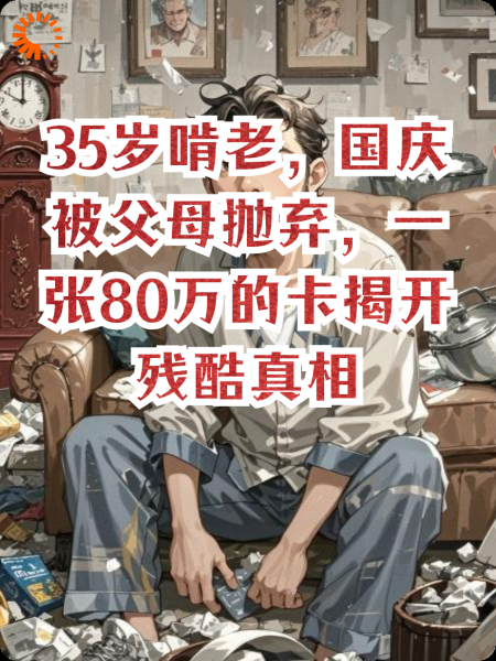 35岁啃老，国庆被父母抛弃，一张80万的卡揭开残酷真相
